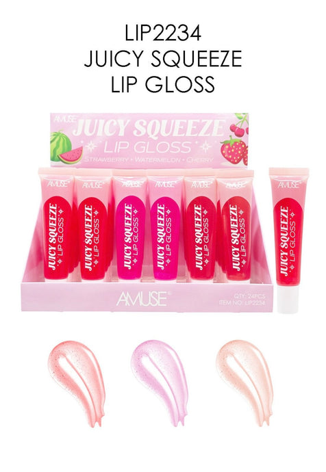 Lips-Amuse Juicy Squeeze Lip Gloss LIP2234 ($0.92 each, 24pc display)