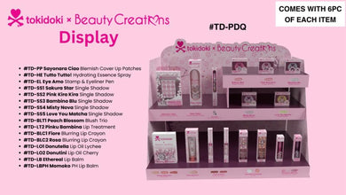 Face-Beauty Creations x Tokidoki Complete Display #DT-PDQ 6 of Each Product