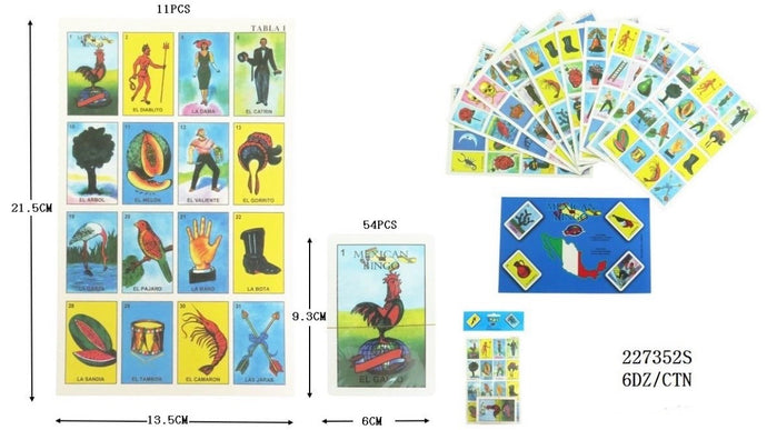Accessories-Loteria Card Game 227352S (12pcs bulk)