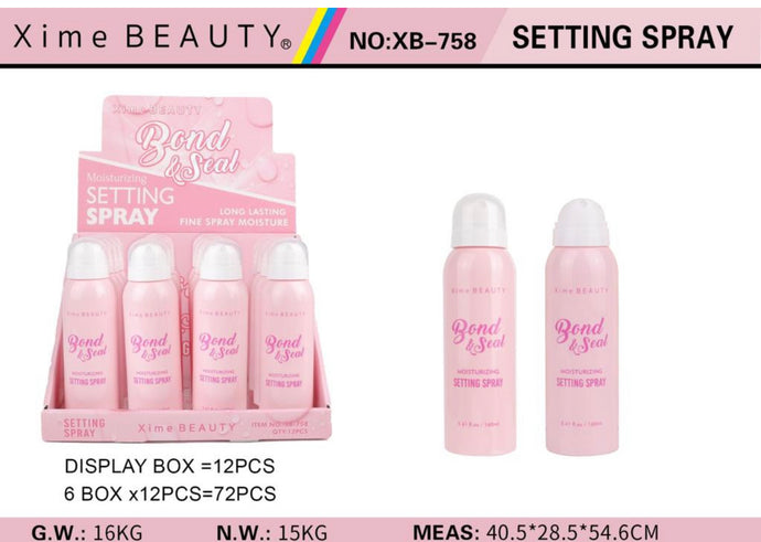 FACE-Xime Bond & Seal Setting Spray XB-758 (12pc Bulk $2 each)