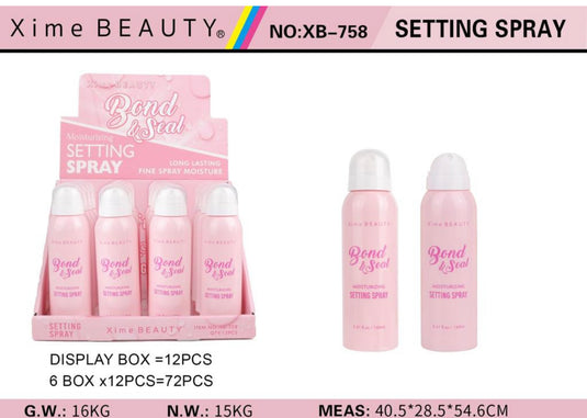 FACE-Xime Bond Seal Setting Spray XB-758 (12pc Bulk $2 each)