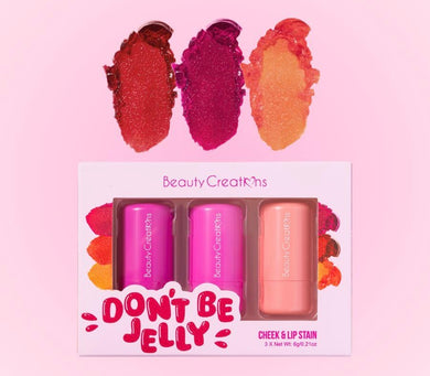 Face-Beauty Creations Don’t Be Jelly Cheek & Lip Stain #DBJ-SET ($4.50 each. 4pc min.)