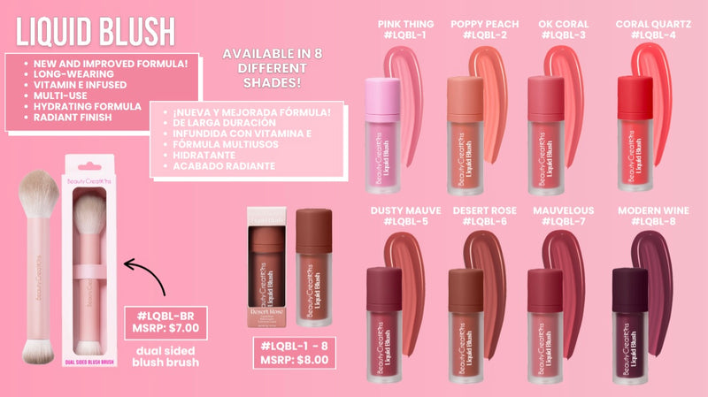 Load image into Gallery viewer, Face-Beauty Creations Liquid Blush-Modern Wine #LQBL-8 ($3.75 each, 6pcs bundle)
