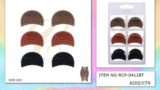Hair-Mini Hair Clip RCP-0412BT (12pcs pack)