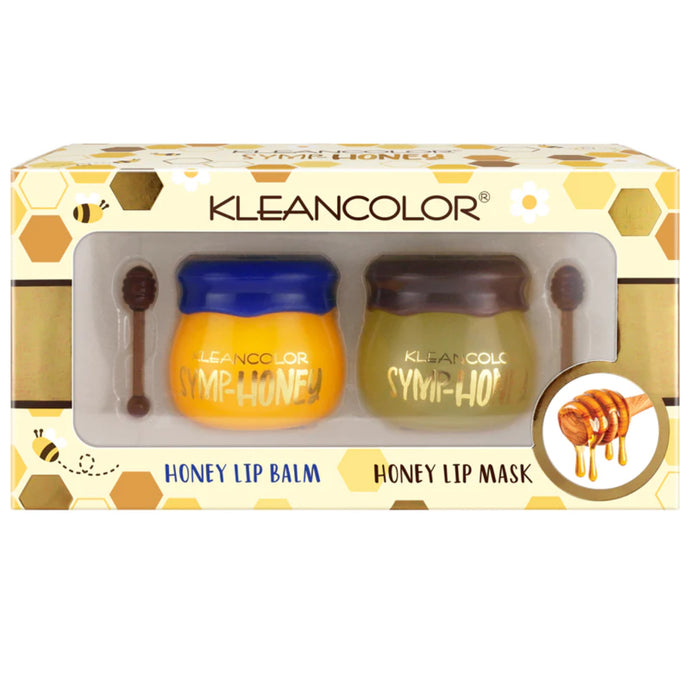 LIPS- Kleancolor Symp Honey Lip care Set Lip Balm + Lip Mask-LG672 (12pc Bulk,$1.50)