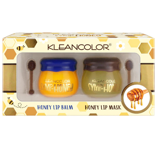 LIPS- Kleancolor Symp Honey Lip care Set Lip Balm + Lip Mask-LG672 (12pc Bulk,$1.50)