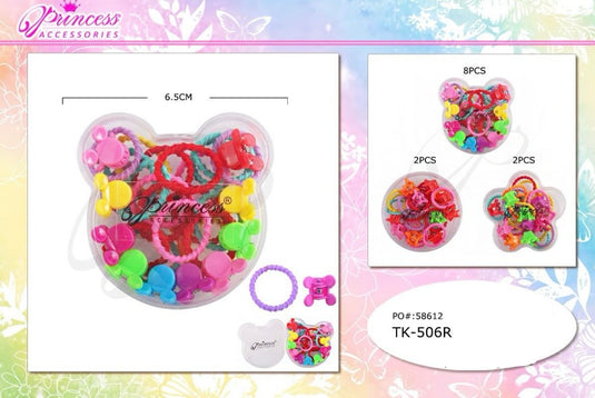 Hair-Mini Hair Accessories  TK-506R (12pc pack)