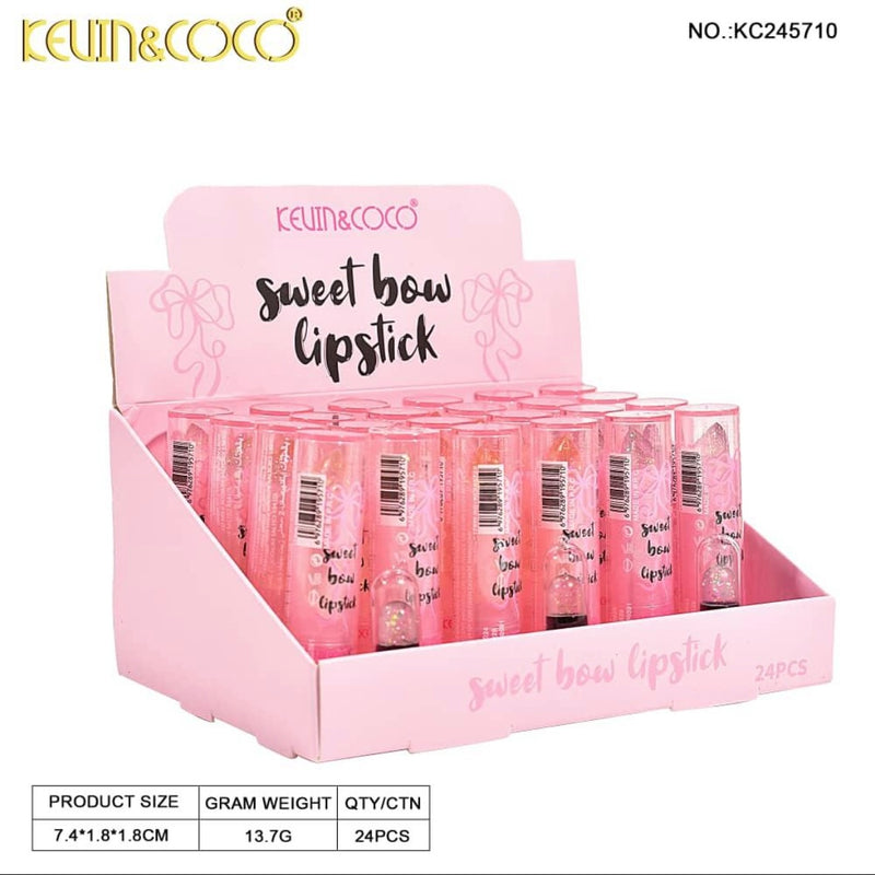 Load image into Gallery viewer, Lips-Kevin&amp;Coco Sweet Bow Lipstick KC245710 ($1.25 each, 24pcs display)
