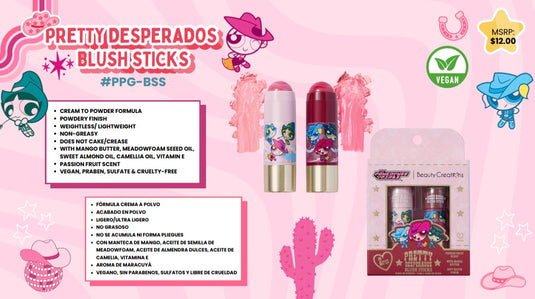 Face-Beauty Creations The Powerpuff Girls Pretty Desperados Blush Sticks