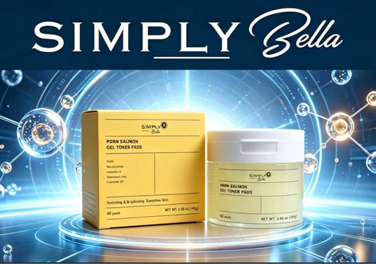 Skincare-Simply Bella PDRN Salmon Gel Toner Pads SIB1060 ($4.50 each, 4pc Bundle)