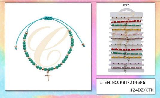 Jewelry-Faith Bracelets RBT-2146R6 (12pc pack)
