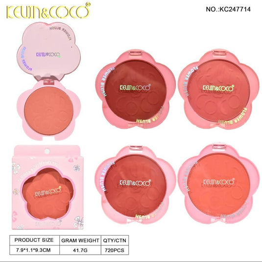 Face-Kevin&Coco Sweet Flower Blush KC247714 (12pcs display)