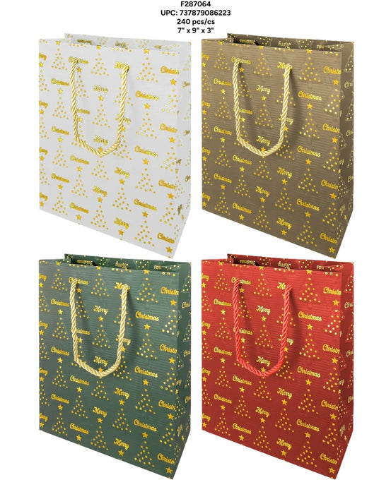 Accessories-Christmas Gift Bag Small Size F287064 (12pc pack)