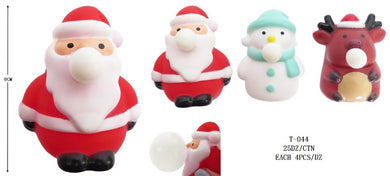 Novelties-Christmas Squishy Toy T044 (12pc pack)