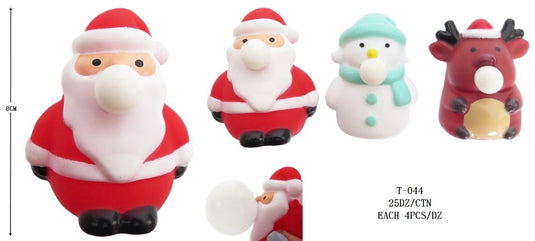 Novelties-Christmas Squishy Toy T044 (12pc pack)
