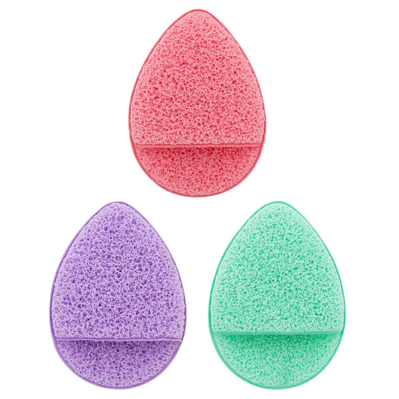 Load image into Gallery viewer, Skincare-NOONBORA Reusable Makeup Remover Sponges 3pc card No.1231 ($1.09 each, 12pc pack)
