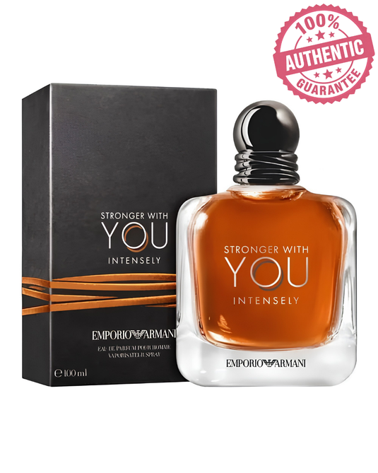Perfumes- Stronger With You Intensely By Giorgio Armani Eau De Parfum 3.4oz/100ml  -100% Authentic