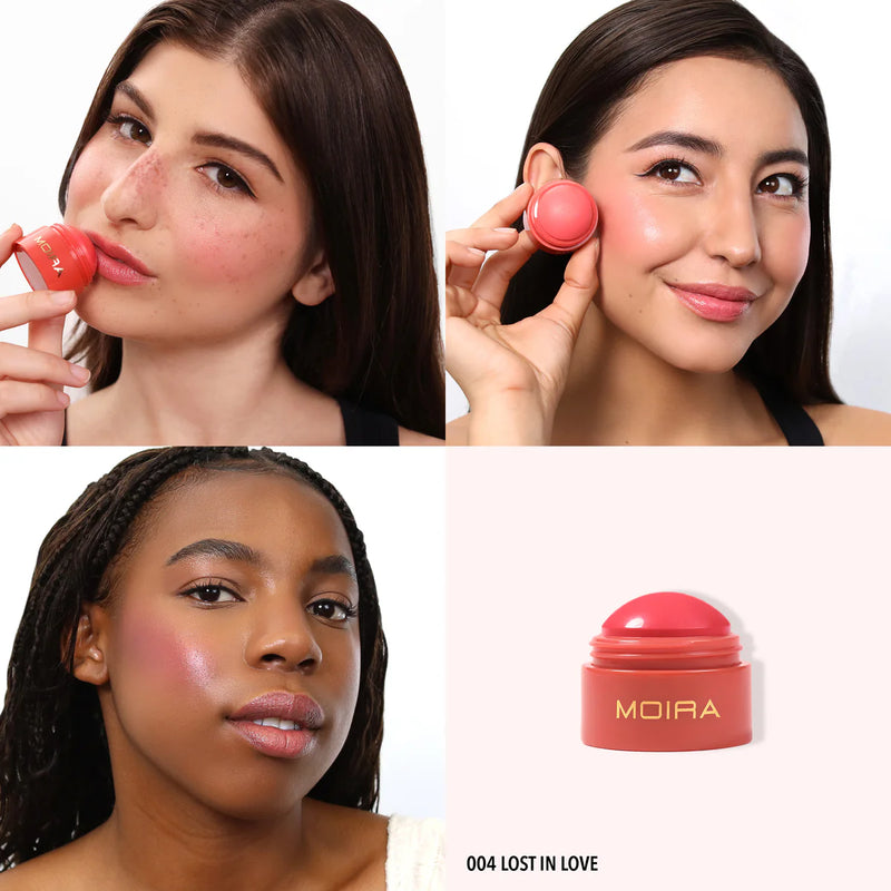 Load image into Gallery viewer, Face- Moira Soft Blush Balm Lost In Love SBB004 (3pc bundle, $3 each)
