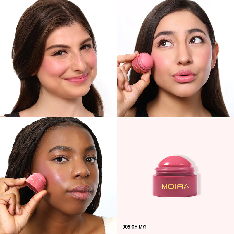 Load image into Gallery viewer, Face- Moira Soft Blush Balm Oh My! SBB005 (3pc bundle, $3 each)
