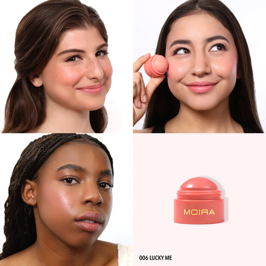 Face- Moira Soft Blush Balm Lucky Me SBB006 (3pc bundle, $3 each)