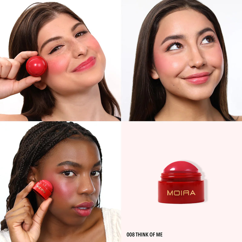 Load image into Gallery viewer, Face- Moira Soft Blush Balm Think Of Me SBB008 (3pc bundle, $3 each)
