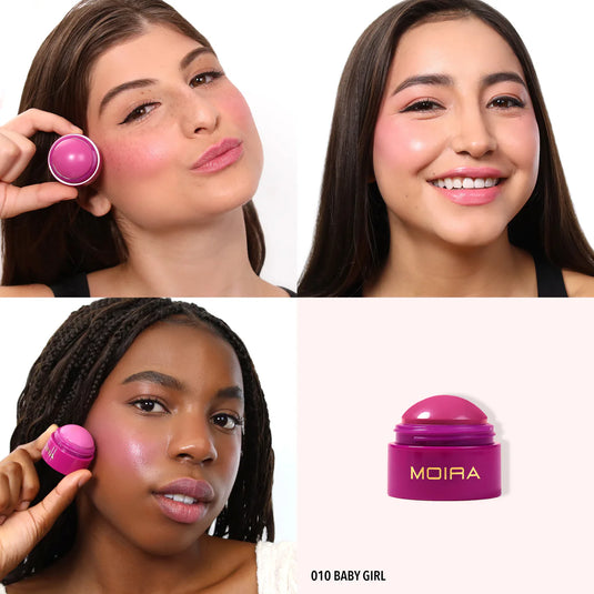 Face- Moira Soft Blush Balm Baby Girl SBB010 (3pc bundle, $3 each)