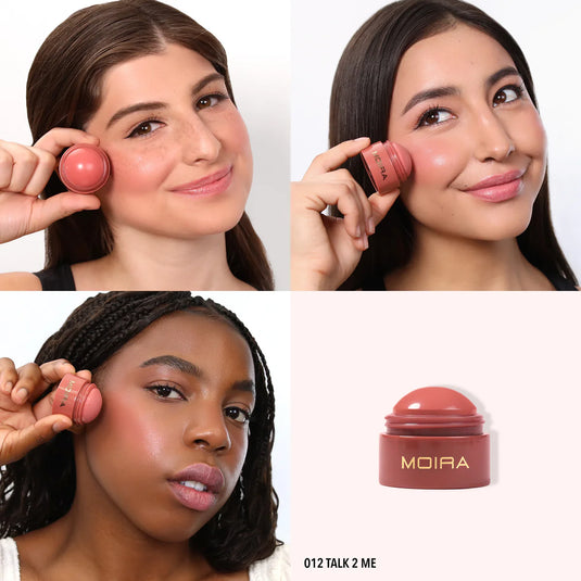 Face- Moira Soft Blush Balm Talk 2 Me SBB012 (3pc bundle, $3 each)