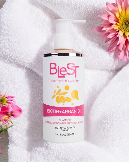 Hair- Blest Biotin + Argan Oil Shampoo HS-07 (4pc bundle, $6.50 each)