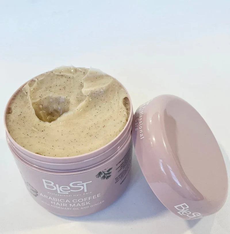 Load image into Gallery viewer, Hair- Blest Hair Mask 16.9fl.oz Arabica Coffee Hair Mask With Rosemary Oil and Ginger BH720 (4pc bundle, $6 each)

