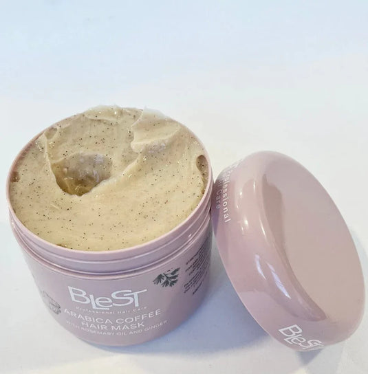 Hair- Blest Hair Mask 16.9fl.oz Arabica Coffee Hair Mask With Rosemary Oil and Ginger BH720 (4pc bundle, $6 each)