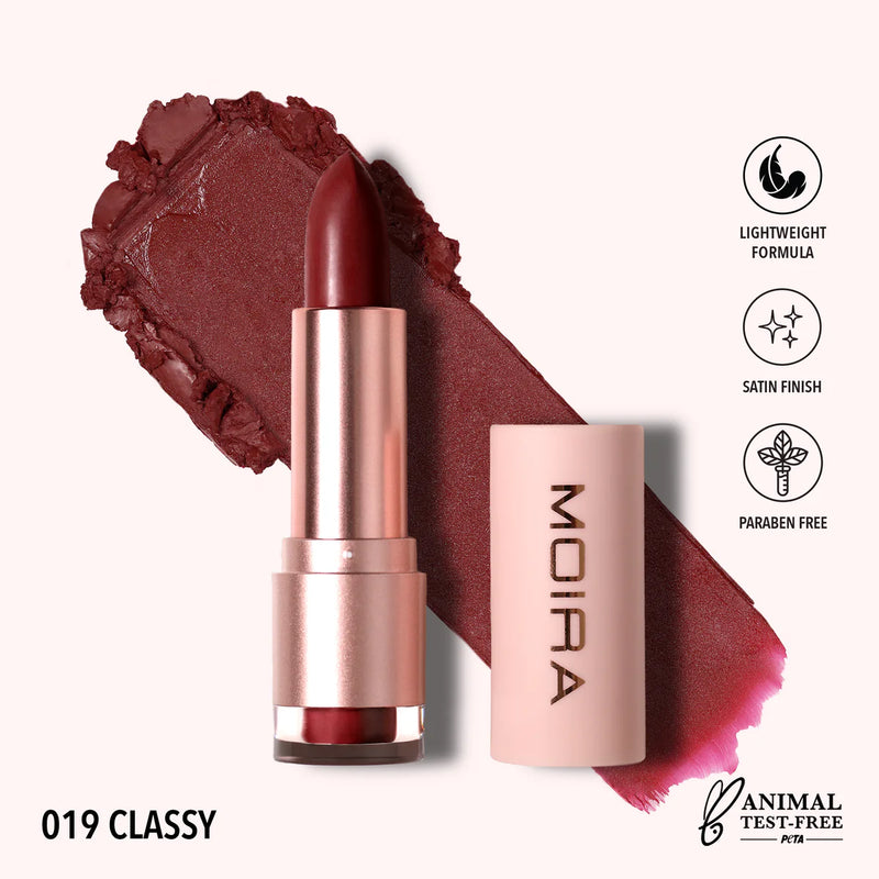 Load image into Gallery viewer, Lips- MOIRA Goddess Lipstick- GDL019 Classy (3pc Bundle, $3 each)
