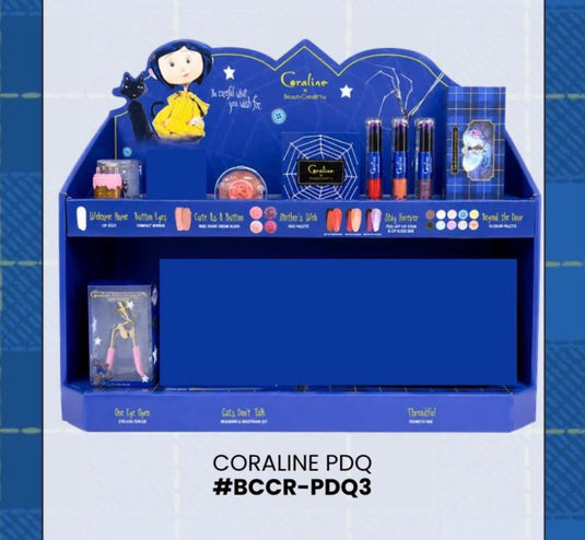 ***PRE-ORDER*** Beauty Creations X CORALINE Display (NOT INCLUDED: Mirror, Headband & Bag)