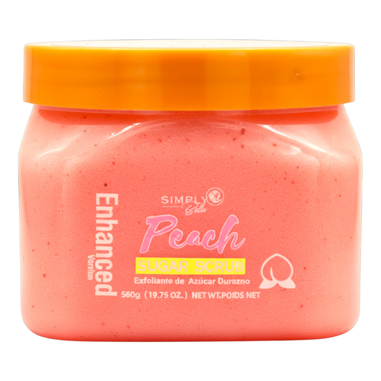 Skincare-Simply Bella Peach Sugar Scrub SIB1037 ($2.50 each, 4pc bundle)