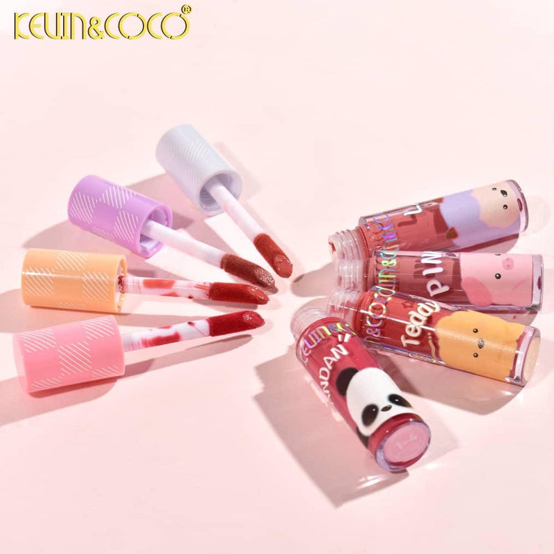 Load image into Gallery viewer, Lips- Kevin&amp;Coco Beautiful Time Baby Animals Lip Glosses KC245536 (24pc display)
