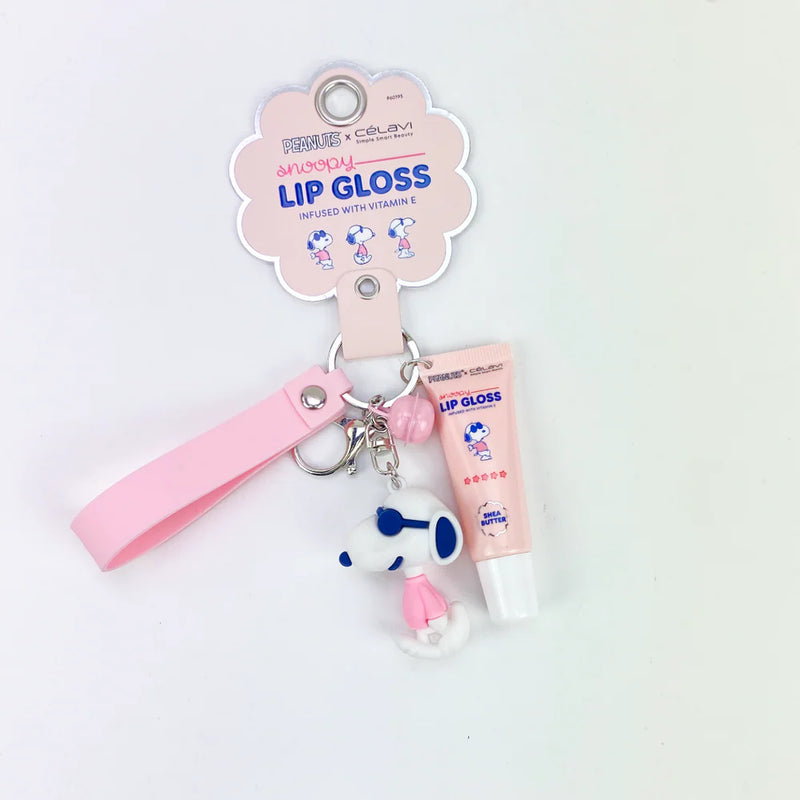 Load image into Gallery viewer, Lips-Celavi Peanuts Lip Gloss With Keychain P60195 ($3 each, 6pc bundle)

