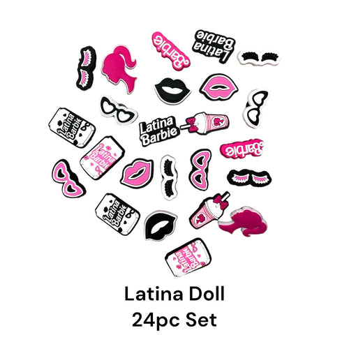 Shoe charms- Latina Doll (24pc pack)