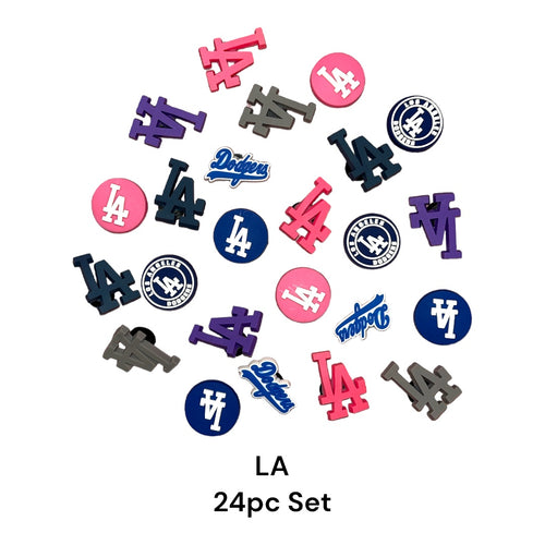 Shoe charms- LA (24pc pack)