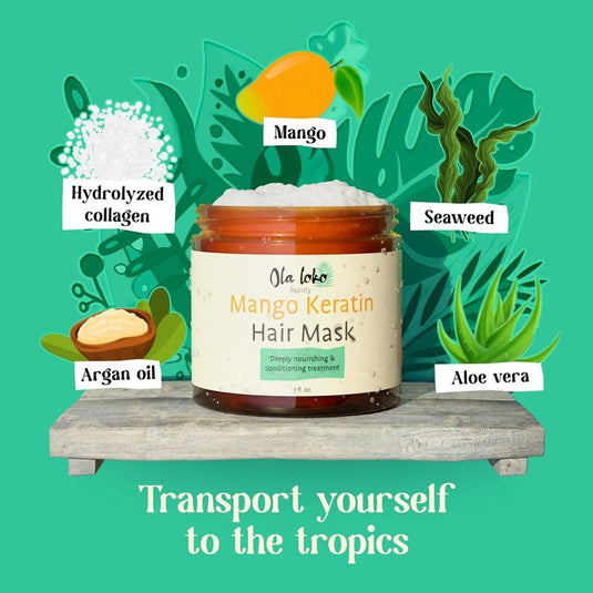 Hair-Ola Loko Beauty Mango Keratin Hair Mask  ($3 each, 4pcs bundle)