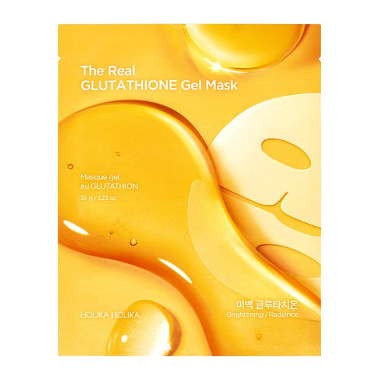Skincare-Holika Holika The Real GLUTATHIONE Gel Mask Brightening/Radiance No.4851 ($2.50 each, 4pcs bundle)