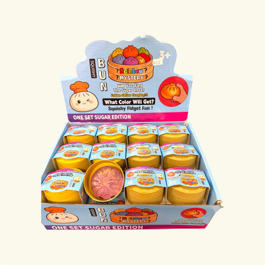 Novelties-Mini Dumpling Mystery Squishy (24pc pack)