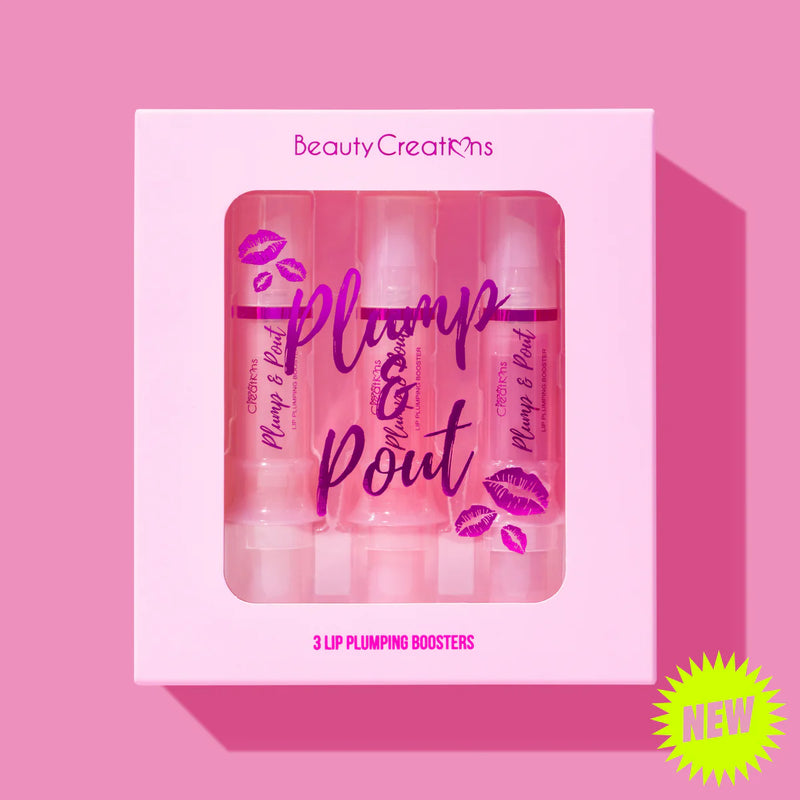 Load image into Gallery viewer, Lips- Beauty Creations Plump &amp; Pout 3 Lip Plumping Booster Set LPP-TJ (4pc bundle, $7.50 each)
