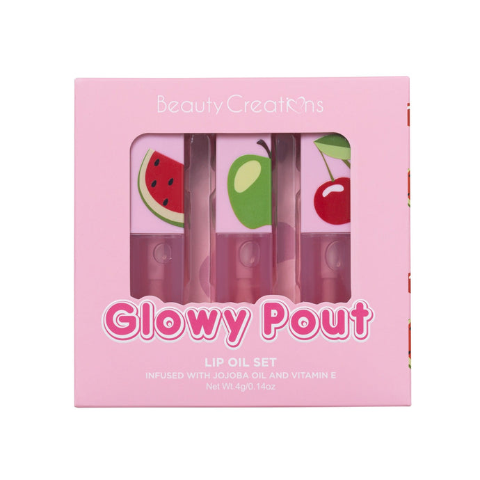 Lips- Glowy Pout Lip Oil Set GLOS-01 (4pc bundle, $5 each)