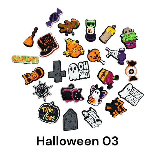 Shoe charms- Halloween 03 (24pc pack)