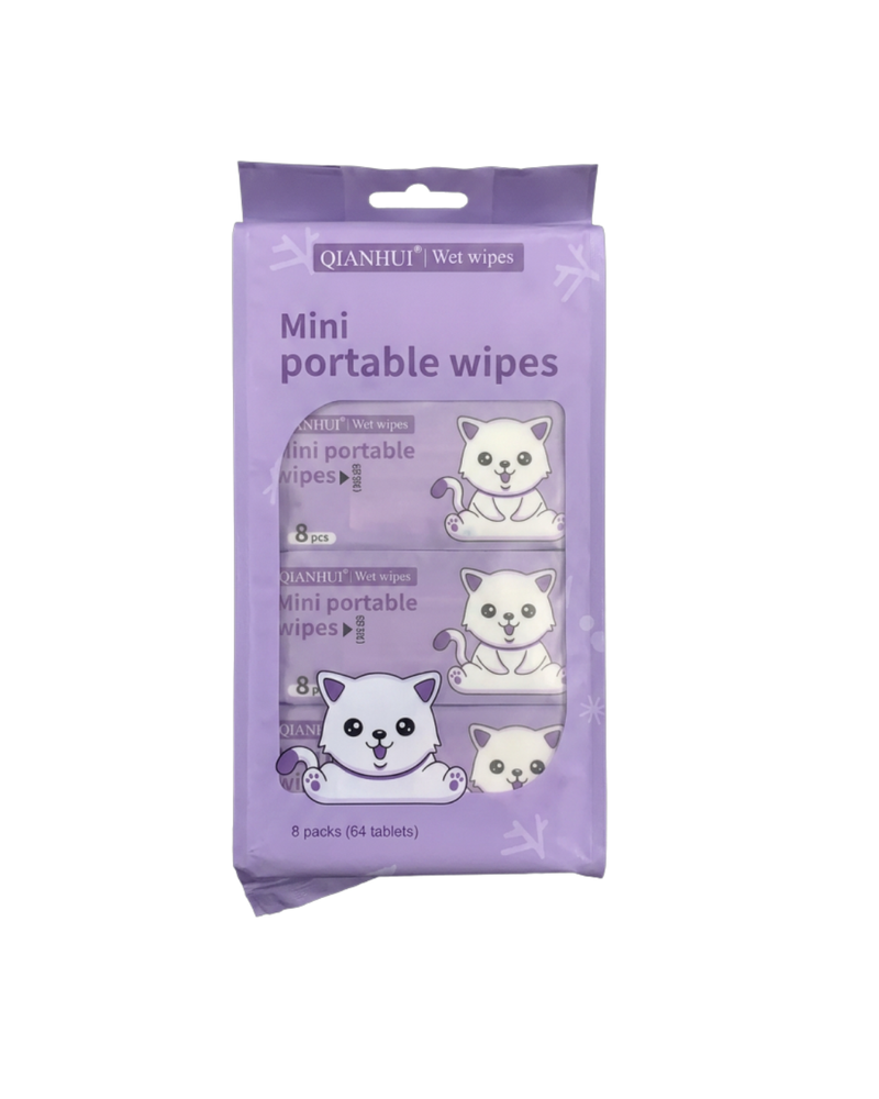 Load image into Gallery viewer, Skincare-Quianhui Wet Wipes  ($0.75 each, 12pc Bundle, 2 of each color)

