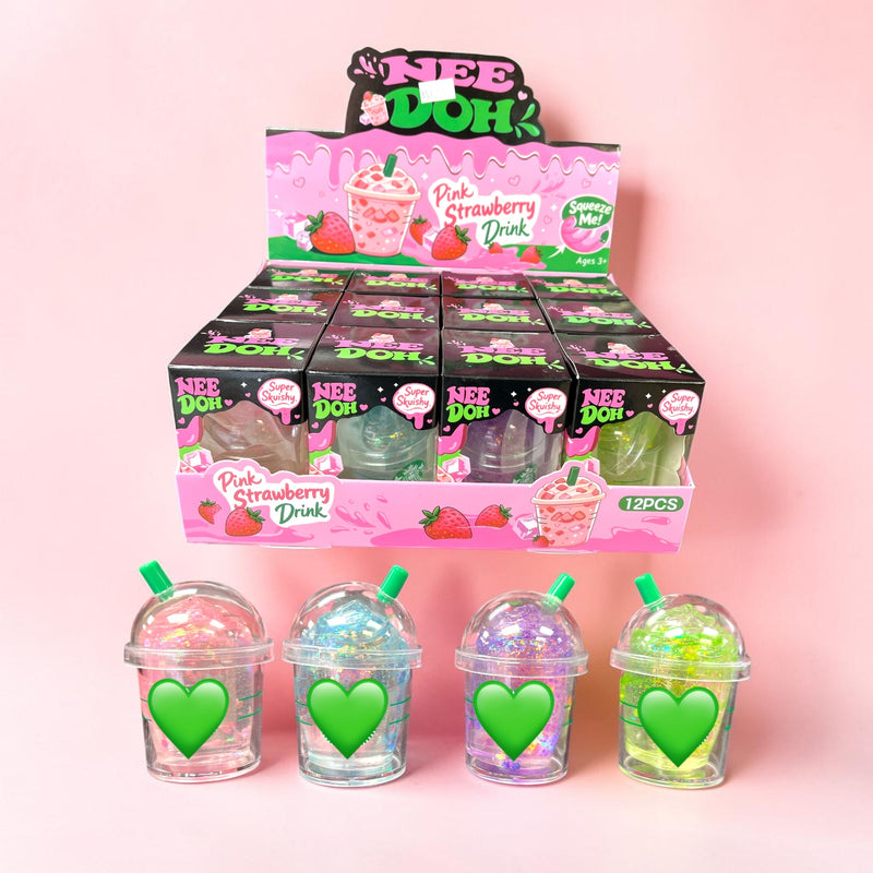 Load image into Gallery viewer, Accessories- Squeeze Me Drink Squishy LT104 (12pc pack)
