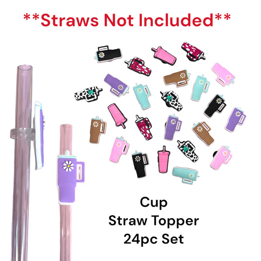 Straw Topper- Cup (24pc pack)