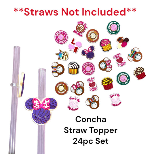Straw Topper- Concha (24pc pack) – Secretbargainshop