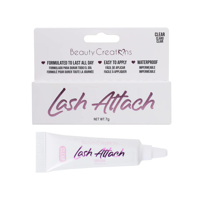 Beauty Creations Lash Attach Lash Squeeze Tube Glue CLEAR LAT-CLR (6pc bundle,$2.50 each)