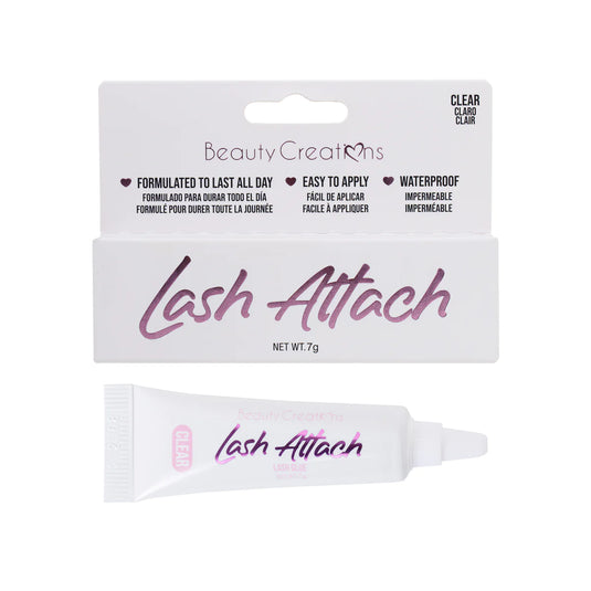 Beauty Creations Lash Attach Lash Squeeze Tube Glue CLEAR LAT-CLR (6pc bundle,$2.50 each)