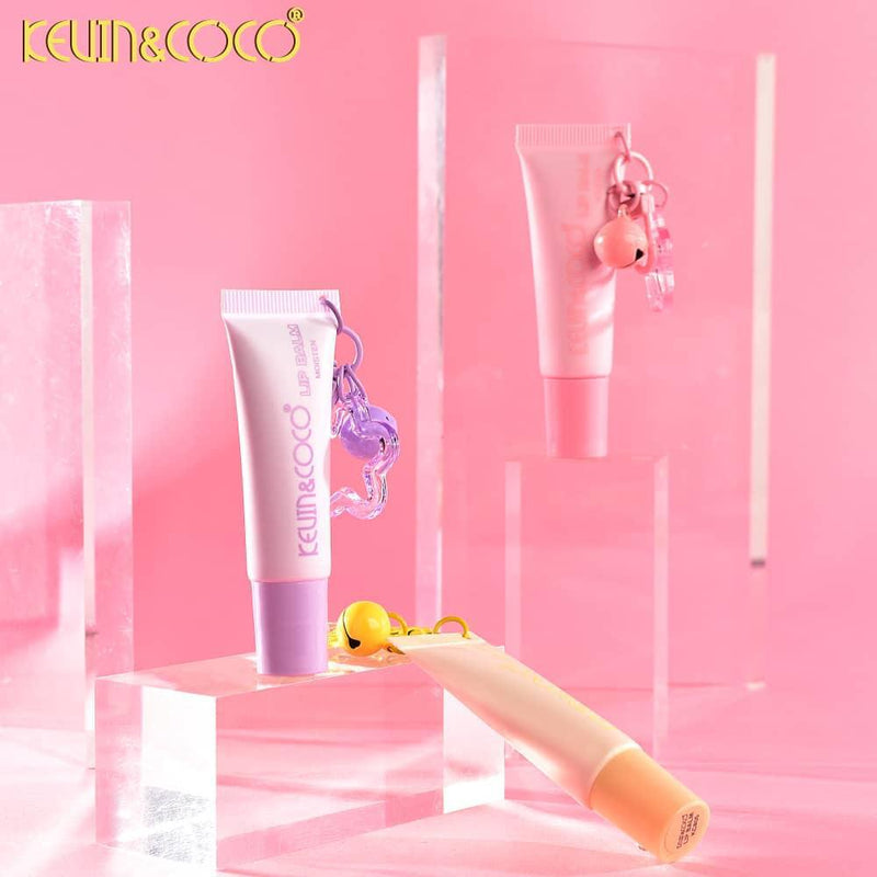 Load image into Gallery viewer, Lips-Kevin&amp;Coco Lucky Star Keychain Lip Balm KC247905 ($1 each, 24pc display)
